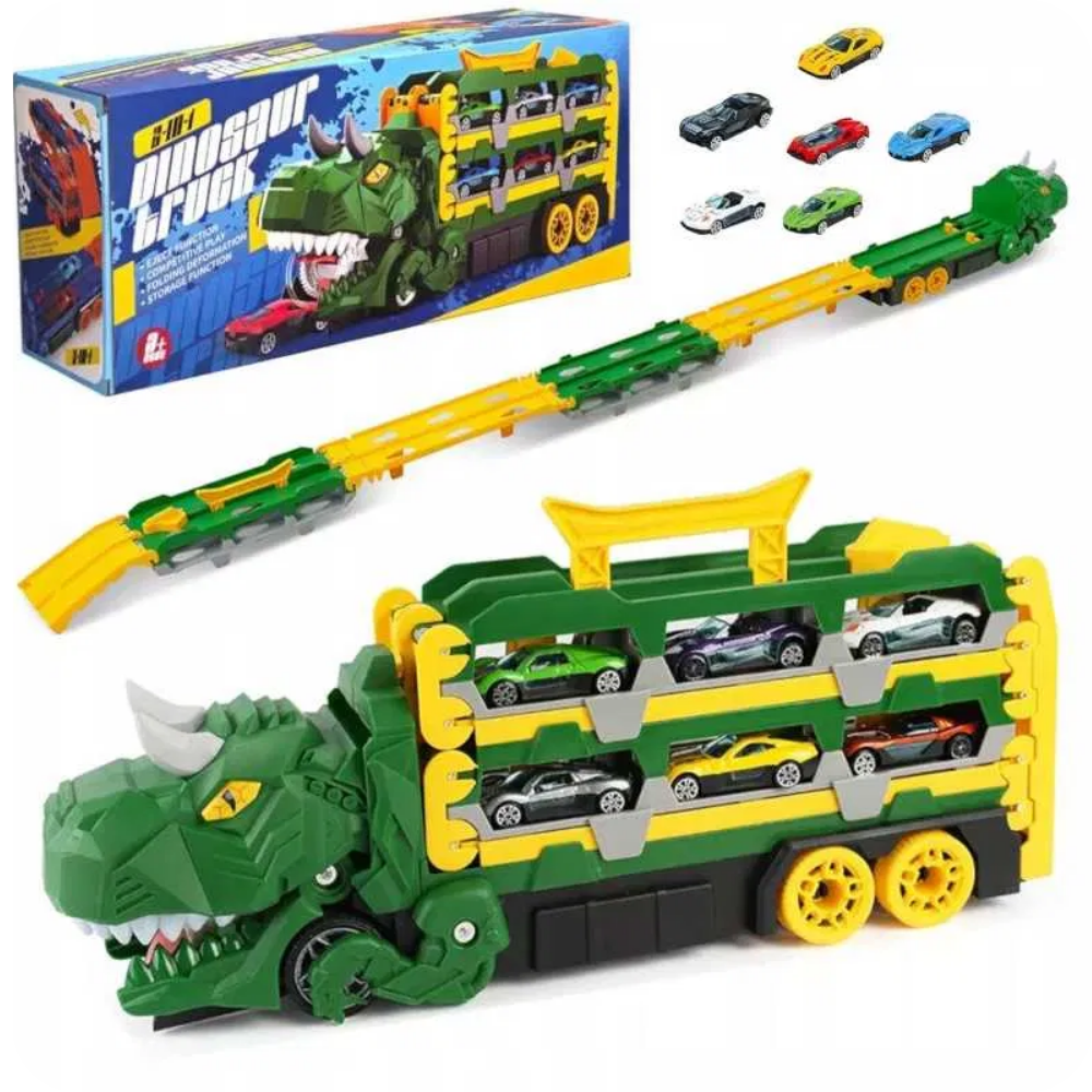Camião transportador de dinossauros