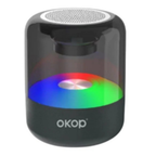 Coluna Bluetooth LED OKOP