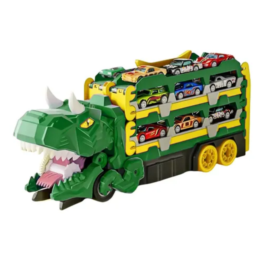 Camião transportador de dinossauros