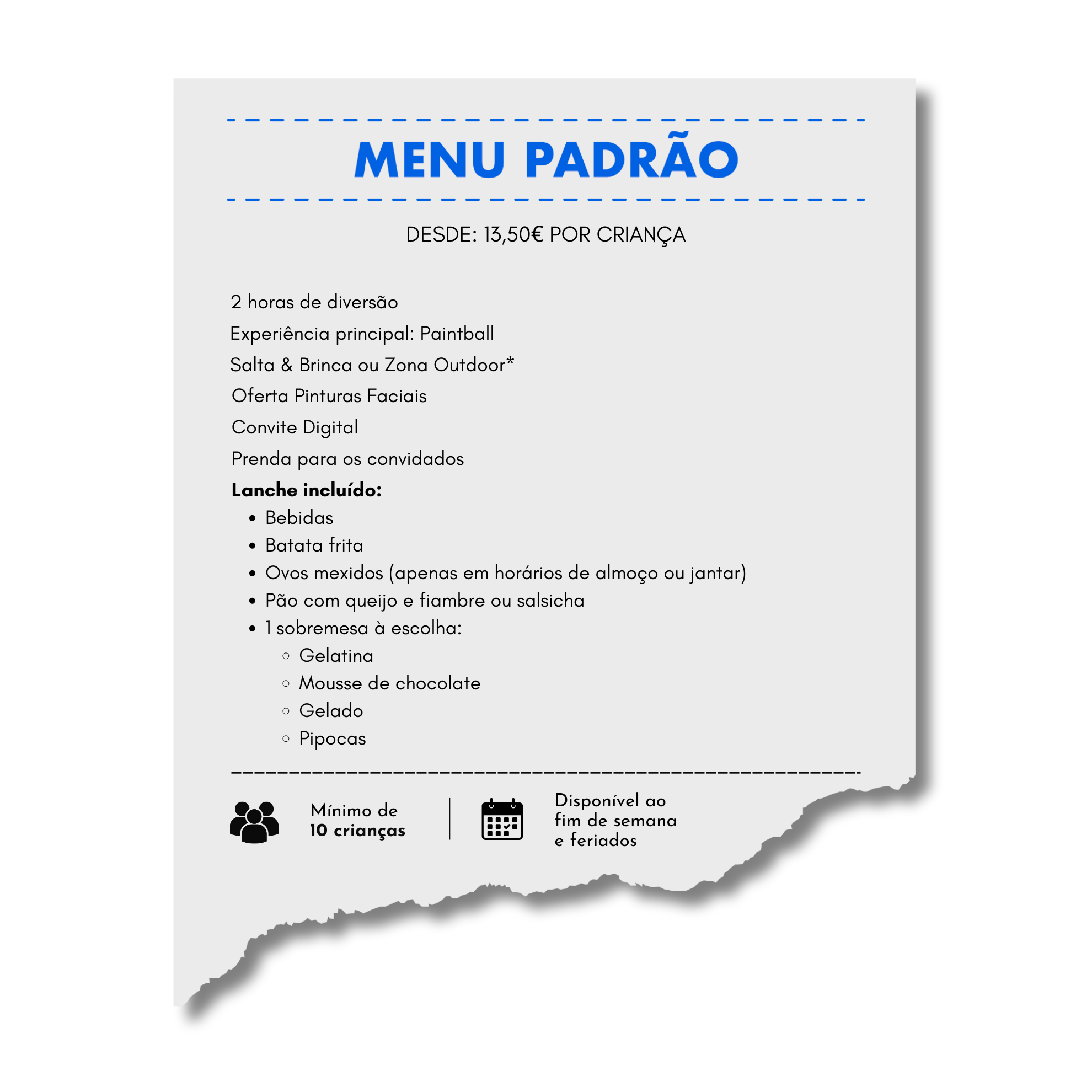 MENU PADRÃO